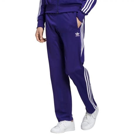 adidas hose lila weiße streifen